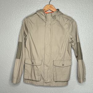 MASSIMO DUTTI  Kids Khaki Colored Rain Parka Size 11/12